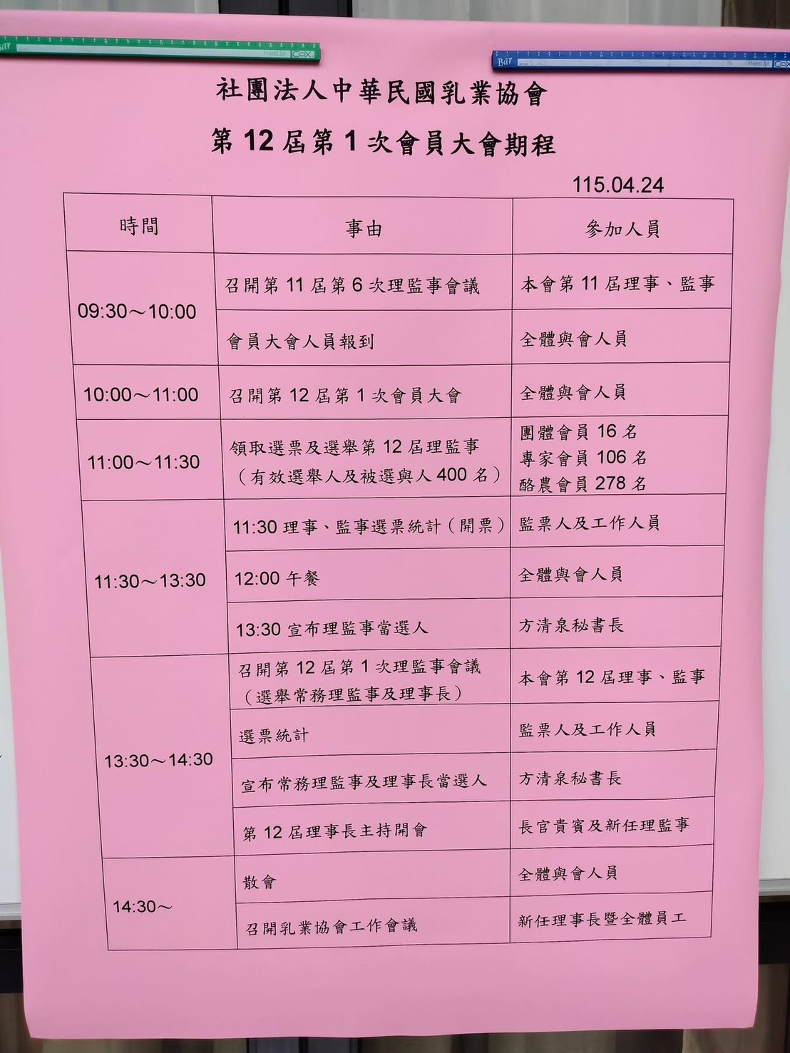 乳業協會會員大會交流